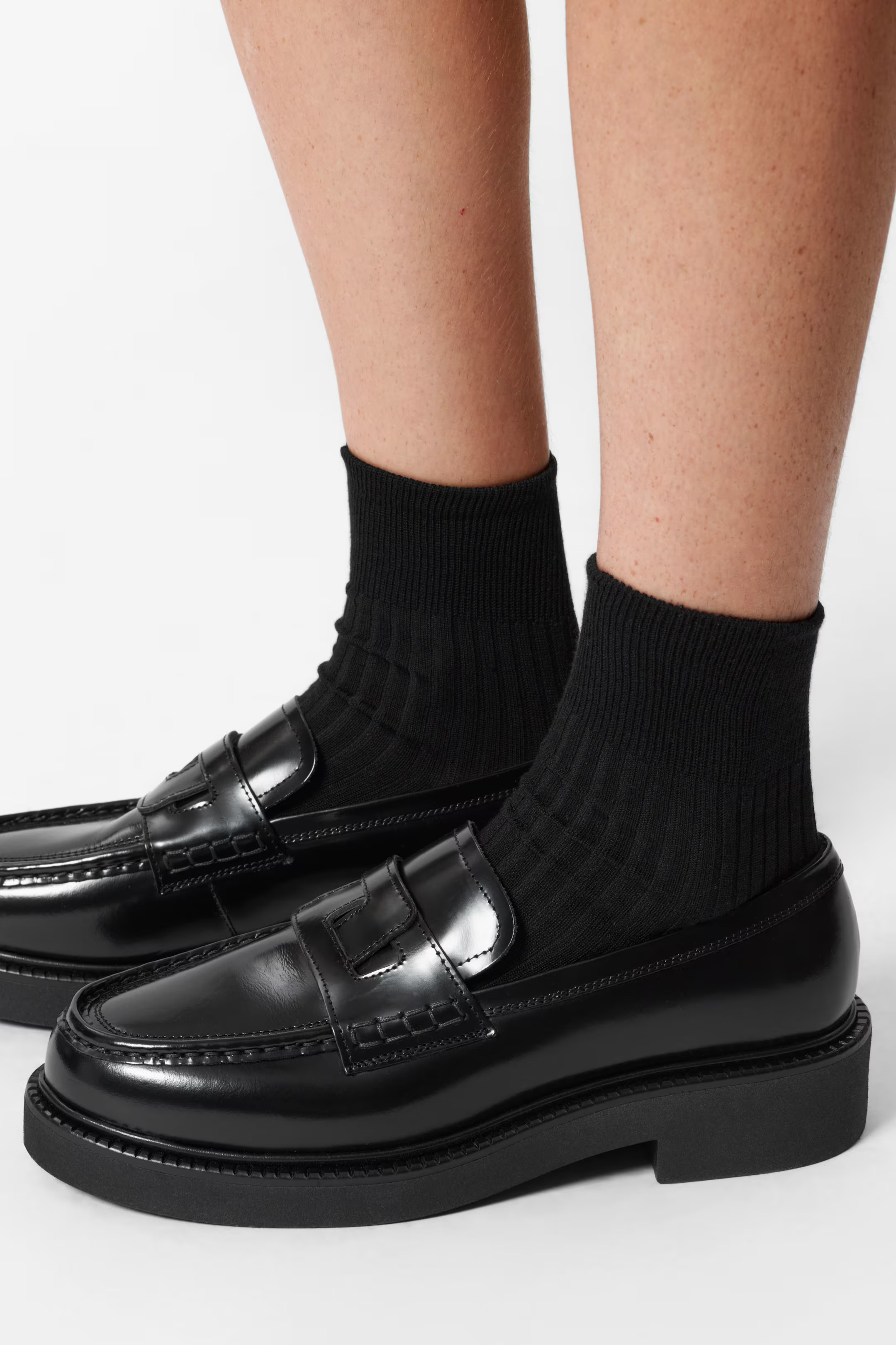 Chunky Leather Loafers | H&M (UK, MY, IN, SG, PH, TW, HK)