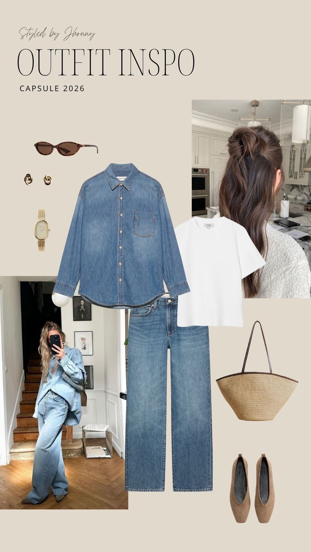 Capsule wardrobe outfit inspo! 