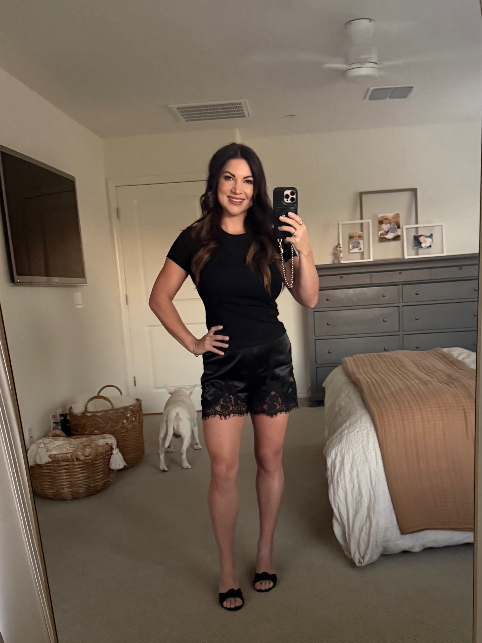 Basic tee, lace shorts, zero effort… total vibe ✨ 

#AmazonFinds #ComfyChic #OOTD


#LTKmomlife #LTKPetite #LTKSaleAlert