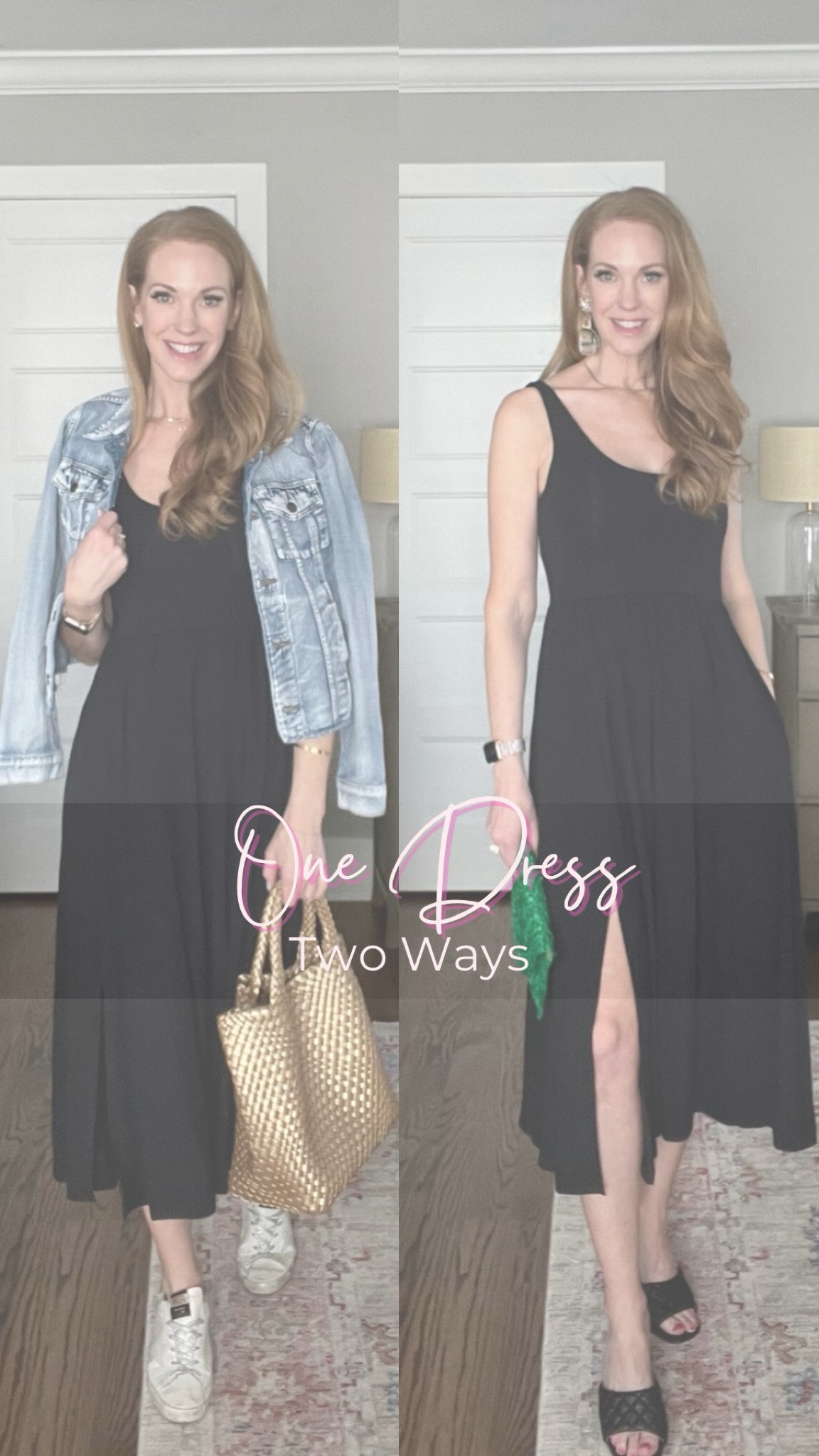 This black dress from Target is a staple! It’s so soft and comfortable and can be styled up or down. 

#LTKover40 #LTKSeasonal #LTKstyletip