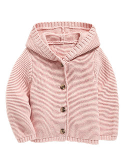 Unisex Hooded Button-Front Cardigan Sweater for Baby | Old Navy (US)