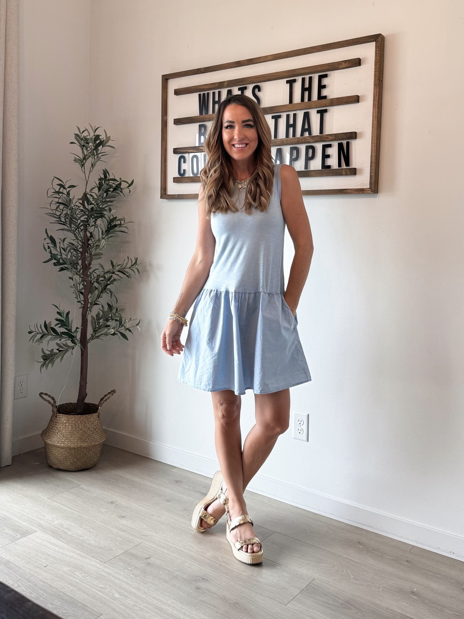 I found the perfect little shift dress for $20 at Target! Perfect for open house or really any day in the classroom. 🎀

Teacher outfit, back to school, teacher style, gold shoes,#targetstyle 

#LTKShoeCrush #LTKFindsUnder100 #LTKFindsUnder50