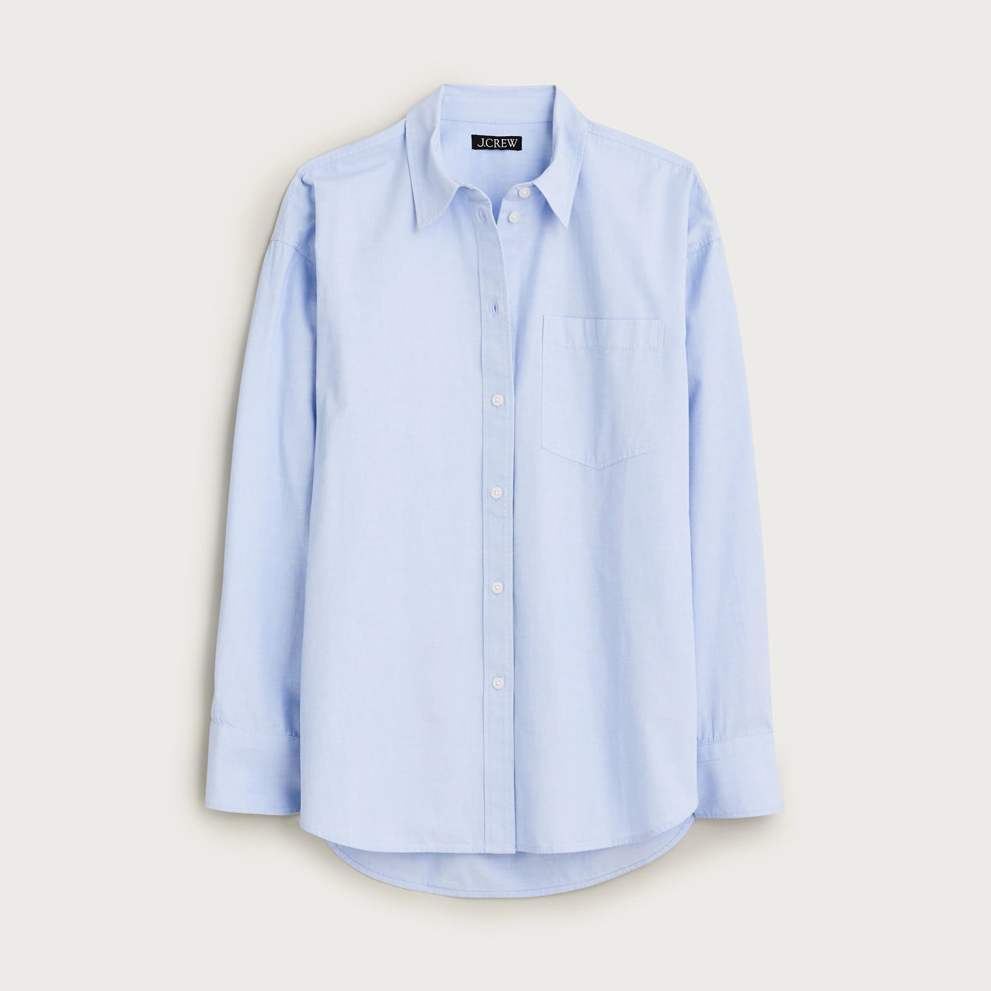 Petite Étienne oversized shirt in lightweight oxford | J. Crew US