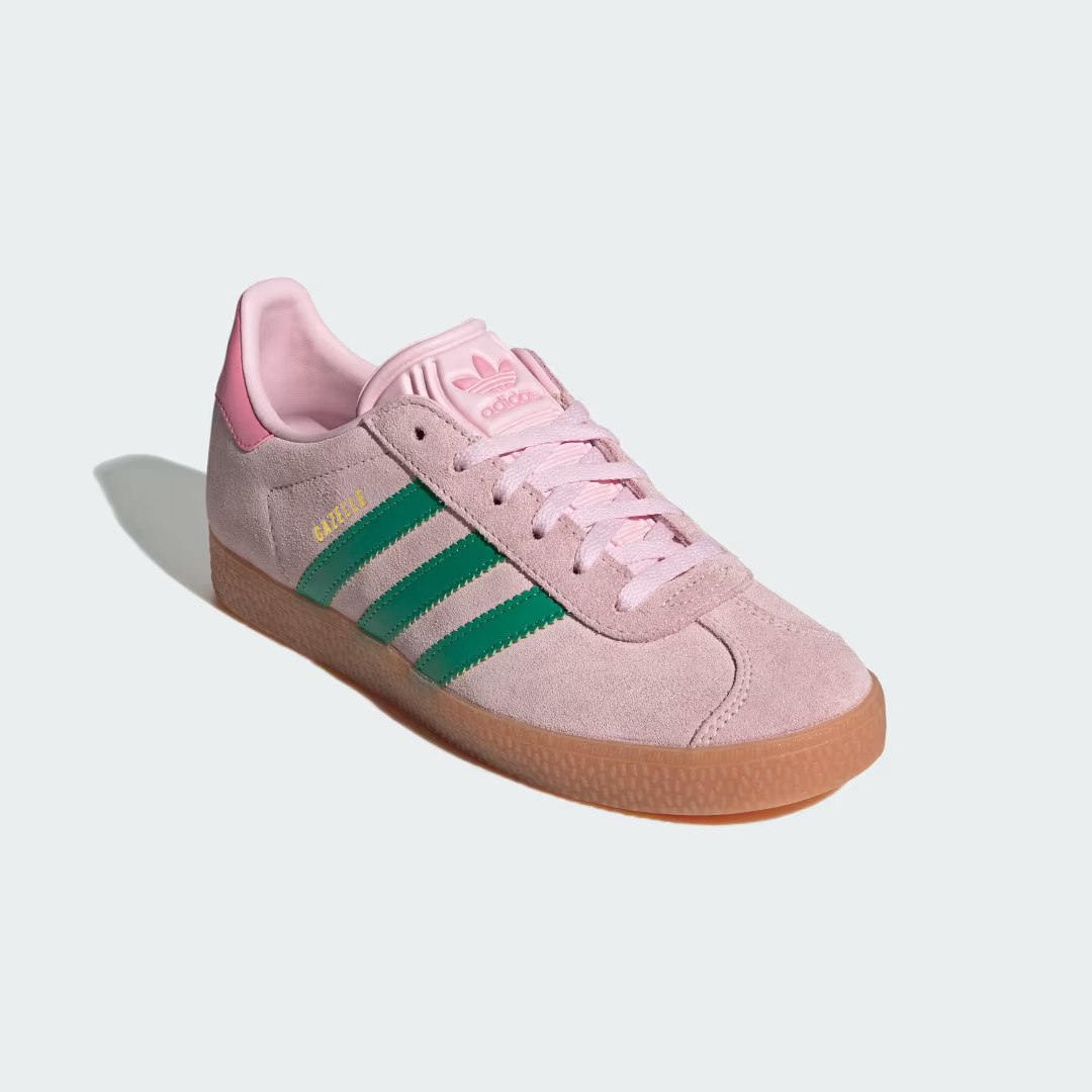 adidas Gazelle Shoes Kids Clear Pink 5.5 Kids - Originals Shoes | adidas (US)