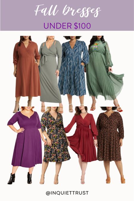 These chic and cozy dresses are perfect to wear for fall! 
#curvyoutfit #fallfashion #fashionfinds #plussizefashion

#LTKFind #LTKstyletip #LTKSeasonal
