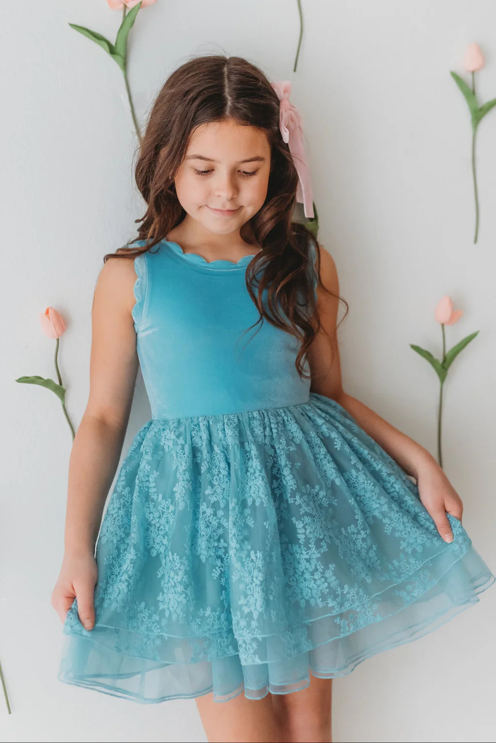 Daphne Short Dress and Shorts ~ Blue | Love and Grow Clothing Co
