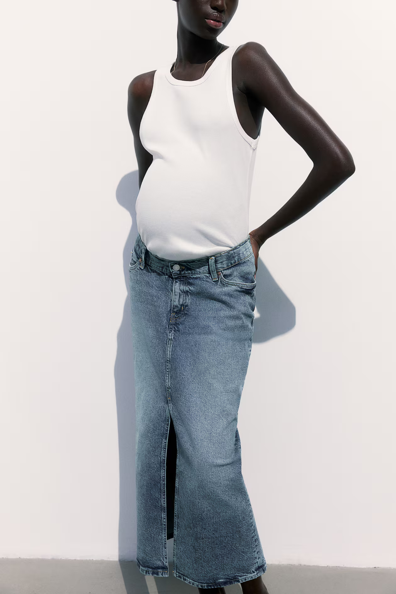 MAMA Before & After Denim Skirt | H&M (US + CA)