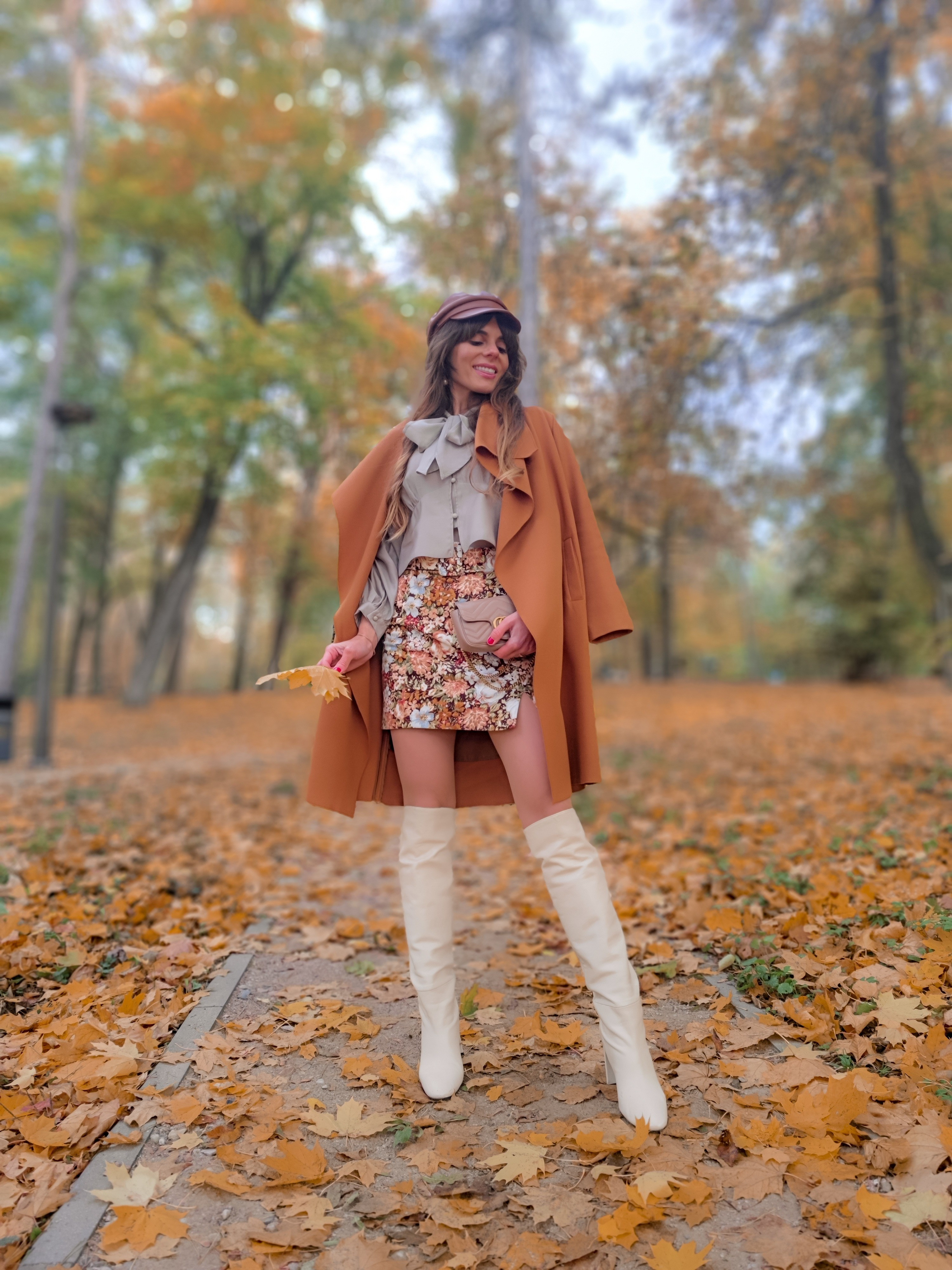 Elevated fall outfit featuring this super chic green bow shirt from Chicwish I'm obsessed with 🍂Fall fashion, fall style, bow shirt, green shirt, pussybow shirt, mini skirt, floral skirt, boots, over the knee boots, long coat, fall coat, chicwish

#LTKStyleTip #LTKFindsUnder50 #LTKSeasonal