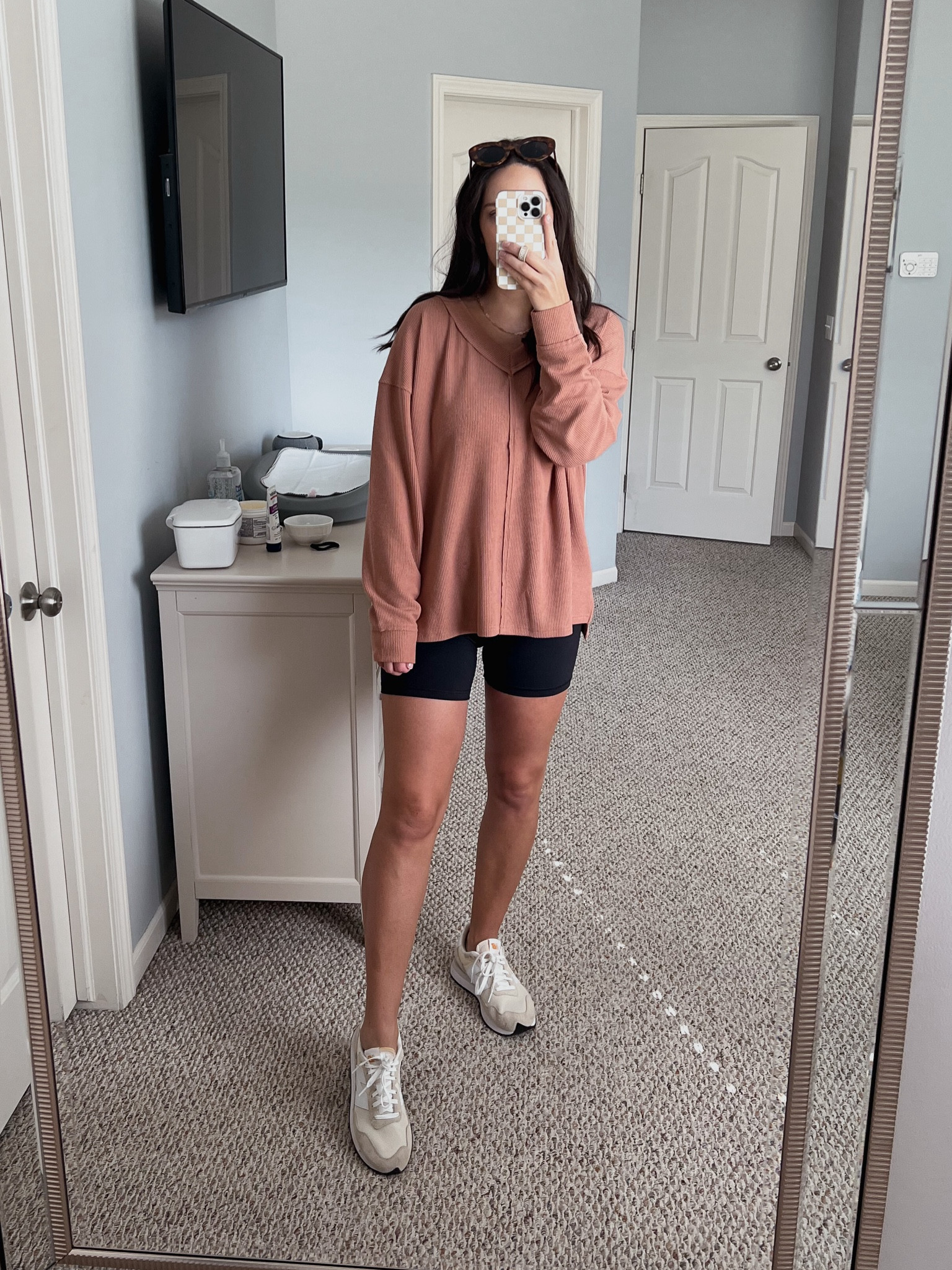 Mom fit of the day ✨

Amazon finds / Amazon fashion / biker shorts / pullover top / casual outfits / neutral sneakers 

#LTKxPrime #LTKstyletip #LTKshoecrush