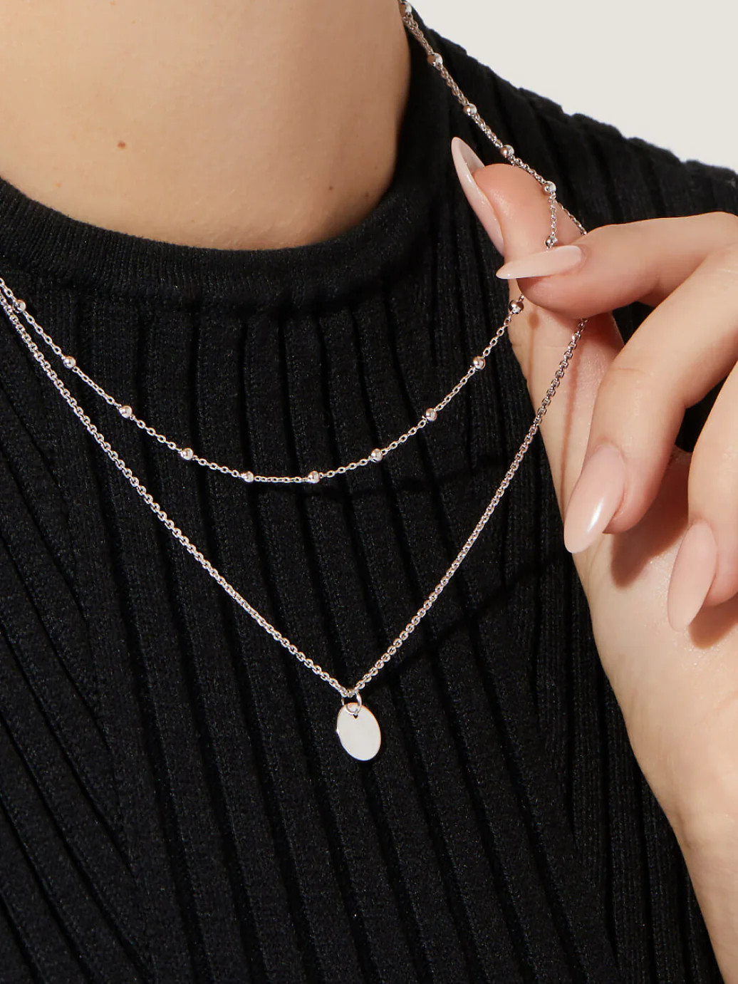 Coin Necklace Set - Willow Silver | Ana Luisa