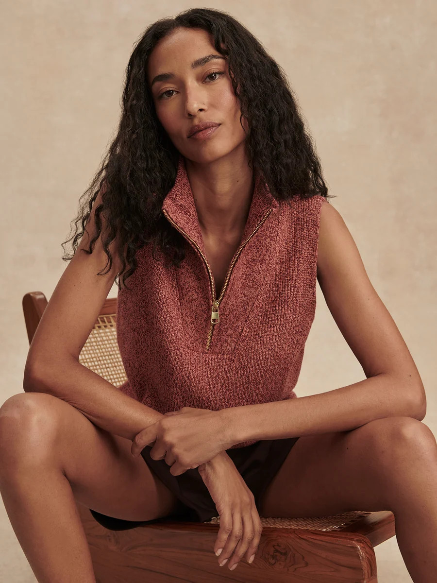 Amina Half Zip Knit Sweater | Varley US | Varley US