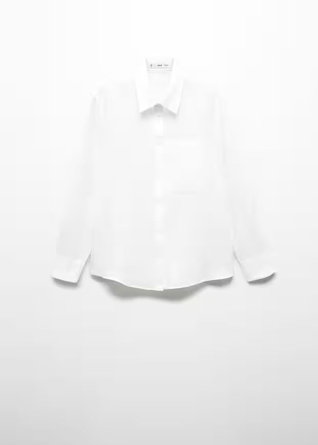 Linen 100% shirt -  Women | Mango United Kingdom | MANGO (UK)