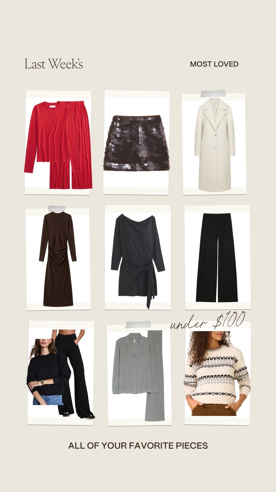 Your most loved last week 🥰


Winter outfit 
Winter fashion 
Wool coat 
Pajamas 
Loungewear 
Holiday outfit 

#LTKHoliday #LTKFindsUnder100 #LTKSeasonal