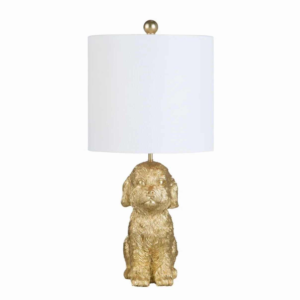 Golden doodle lamp on sale 🐾 cute home decor Anthropologie dupe 

#LTKHome #LTKSaleAlert #LTKFallSale