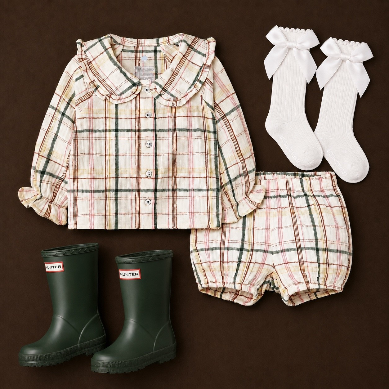 It’s giving pumpkin patch on a rainy day outfit #hunterboots #targetoutfit #babygirl #fall2026