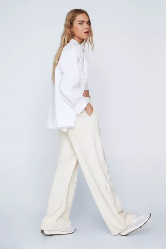 Tailored High Waisted Wide Leg Pants | Nasty Gal (US)