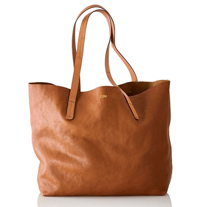 Brooklyn Leather Tote | Mark and Graham