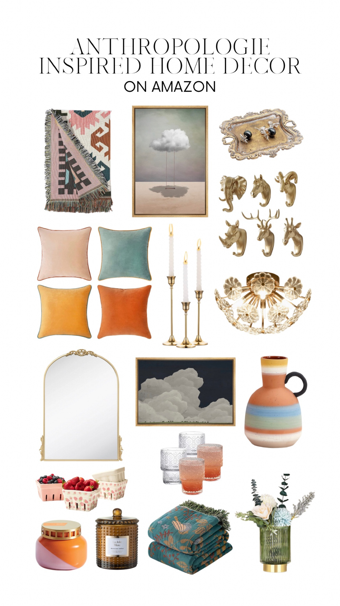 Some of my favorite Anthropologie-inspired home decor pieces on Amazon #anthro #anthrodupe #anthropologie #homedecor #dupe 

#LTKunder100 #LTKFind #LTKhome