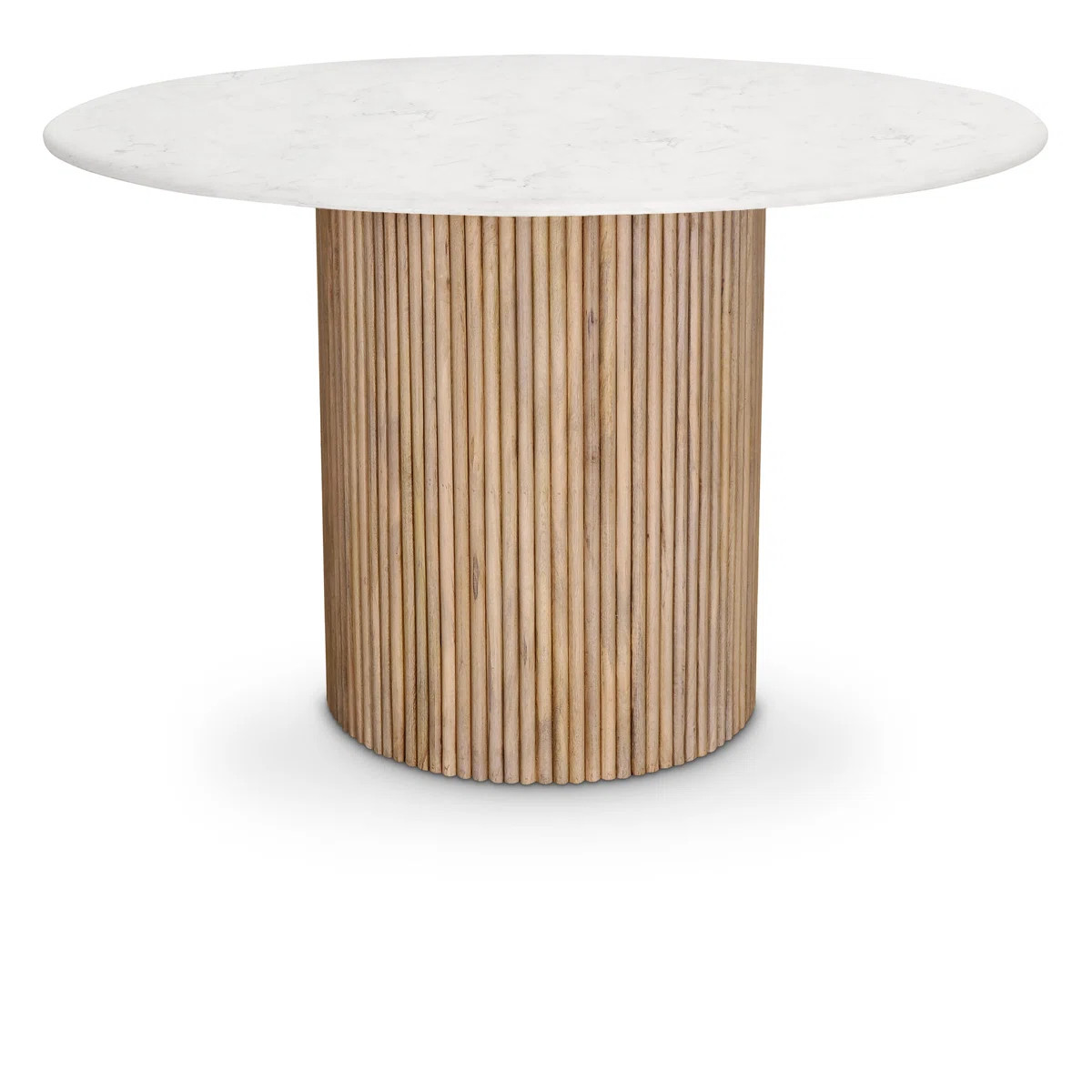 Oakhill 47" Genuine Marble Pedestal Dining Table | Wayfair North America