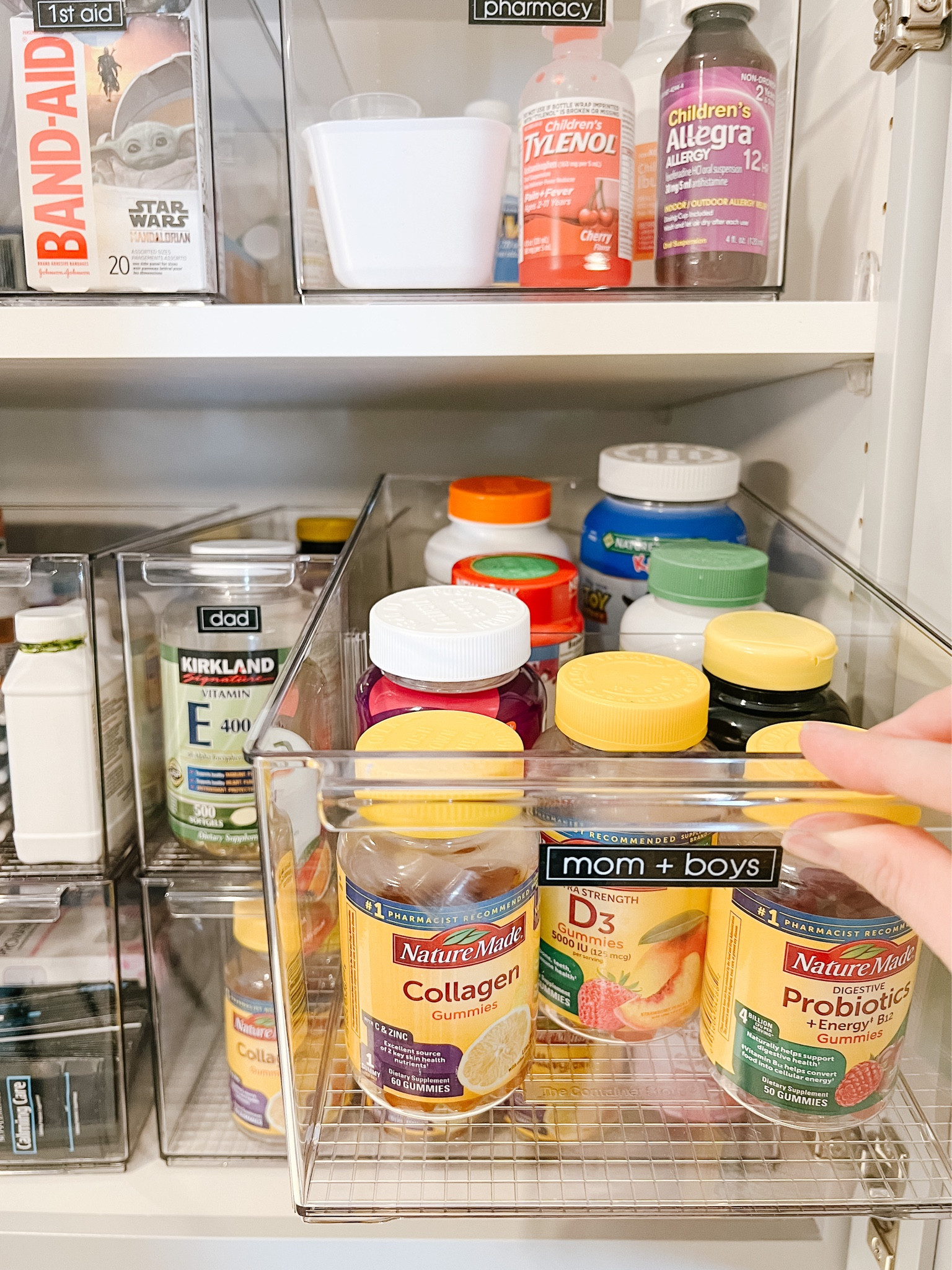 Organized medicine and vitamin cabinet 

#LTKhome #LTKfindsunder50 #LTKfamily