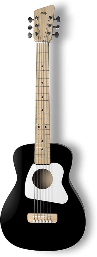 Loog Pro Acoustic VI Guitar, Beginners, App & Lessons Included, Travel Guitar, Ages 12+ (Black) | Amazon (US)