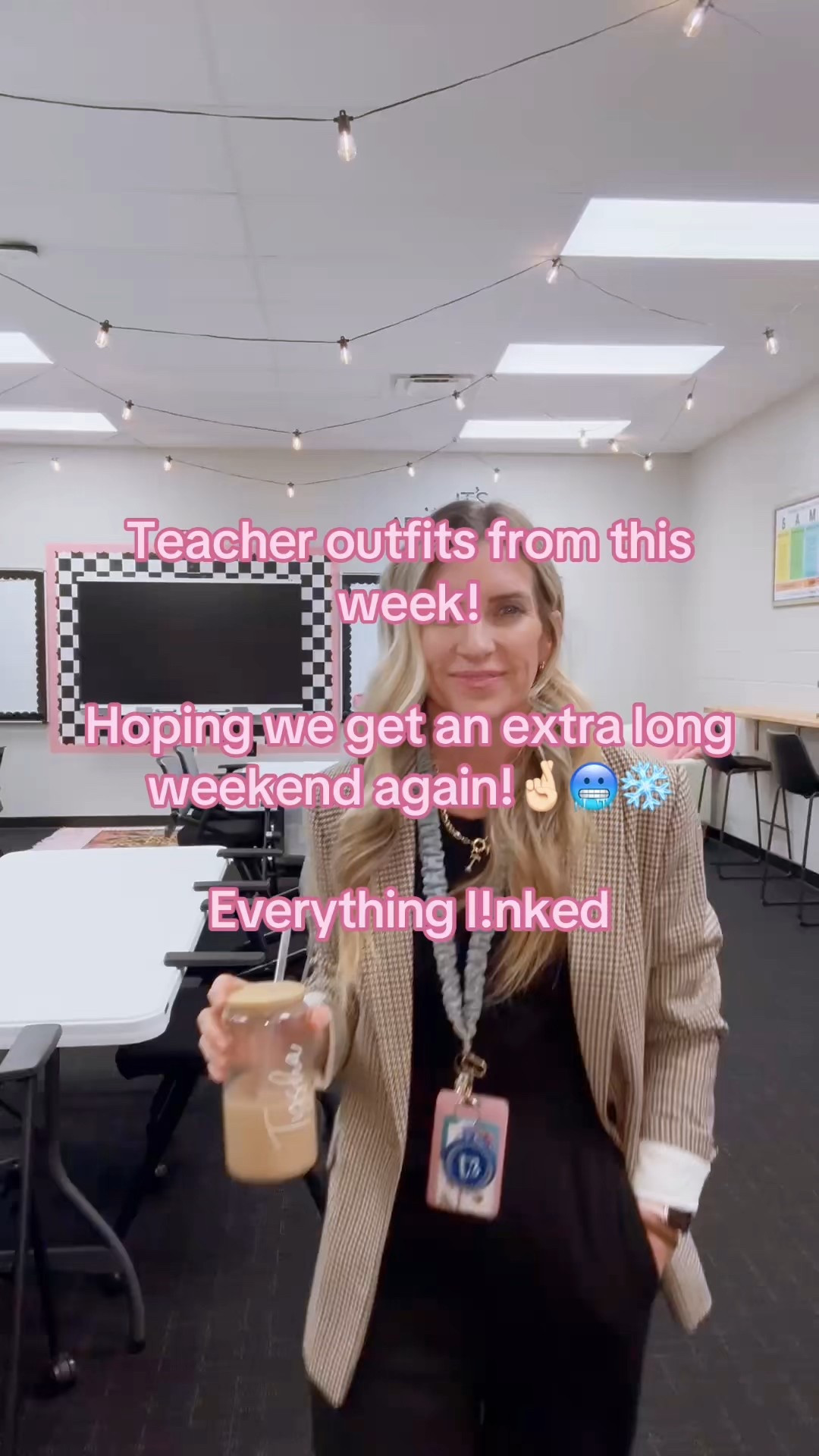 I ended up loving how the blazer looked with the 2-piece set…it looked profesh, but SO comfy!

#LTKootd #LTKWorkwear #LTKOver40