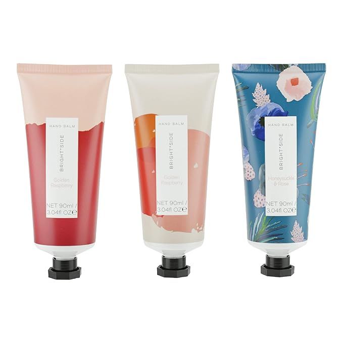 Scented Hand Cream Gift Set, Brightside Hand Balm Collection, Three 90ml Bottles | Amazon (US)