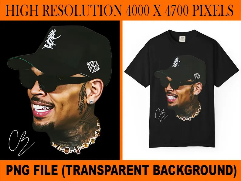 Chris Brown T-shirt Design, Chris Brown Breezy Bowl PNG File, Breezy Bowl XX Digital File, Chris ... | Etsy (US)