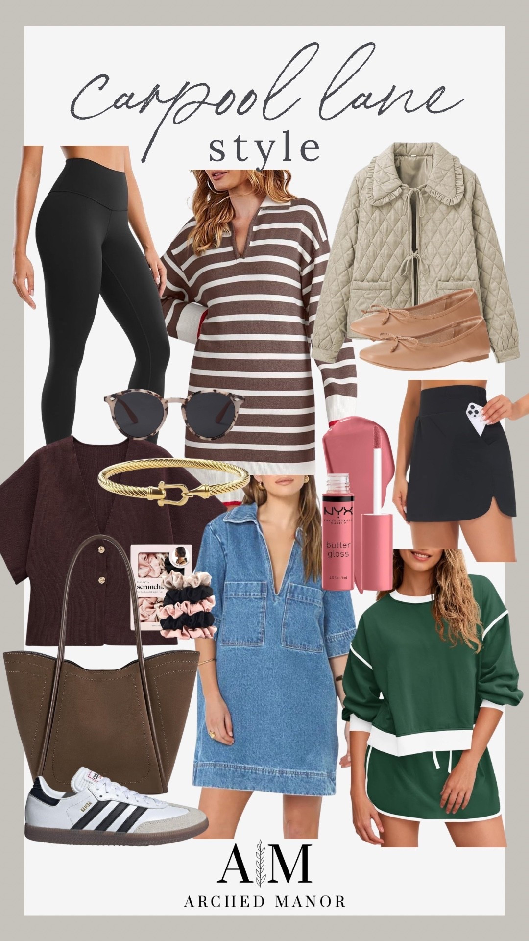 Carpool lane style made easy with my favorite Amazon picks—comfy, cute, and perfect for busy mom days. These pieces keep me feeling put-together without any fuss. Ready to tackle the school run in style! #AmazonStyle #MomLifeFashion #CarpoolStyle #ComfyAndCute #LTKStyle #EverydayMomLook #BusyMomWardrobe #CasualChic #EffortlessStyle #OnTheGoFashion

#LTKSeasonal