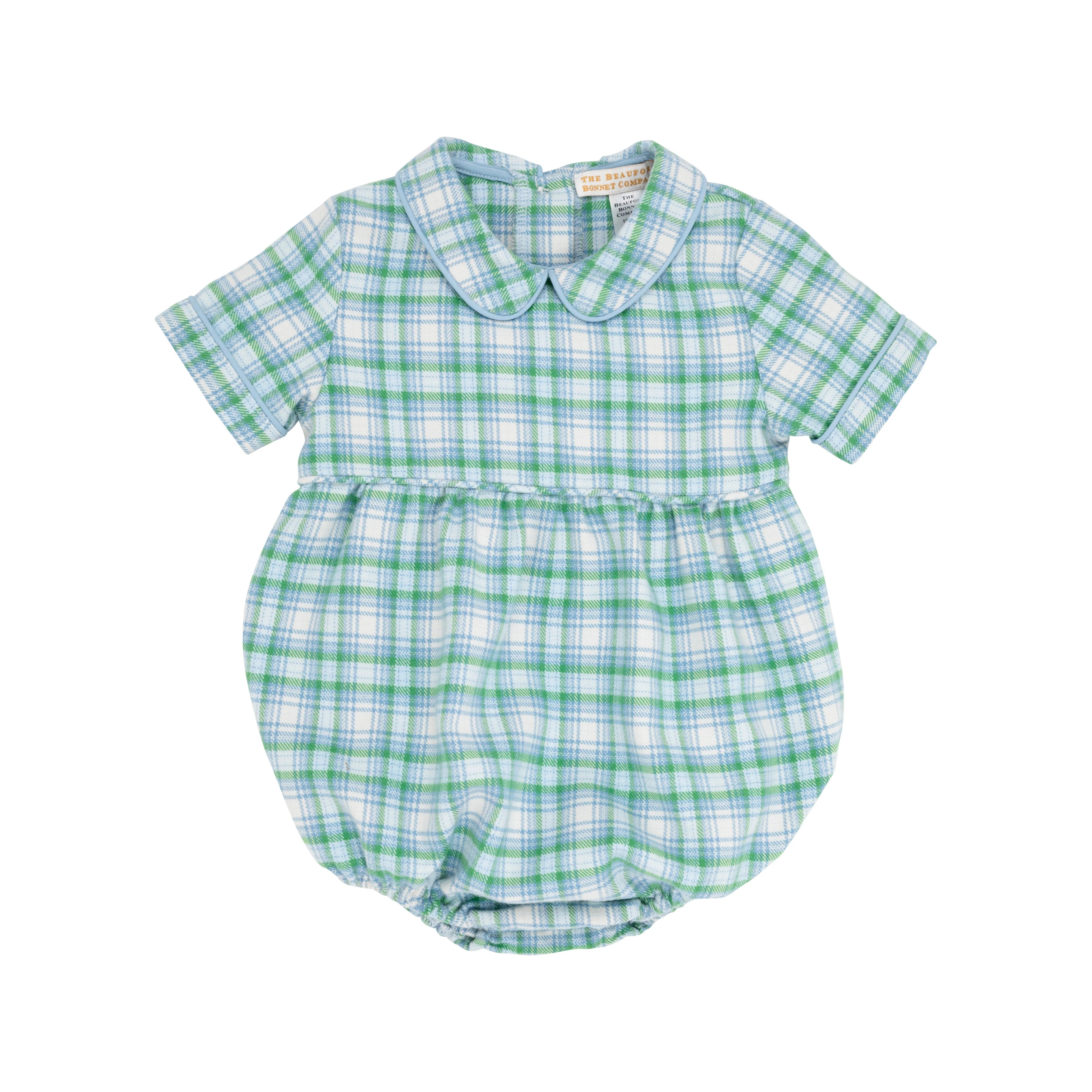 BRADFORD BUBBLE - EASTPOINT PLAID/BARRINGTON BLUE 12/18MTH | Simply Carolina