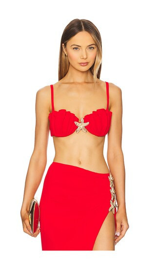 Lovers and Friends Isolde Top in Red. - size S | Revolve Clothing (Global)