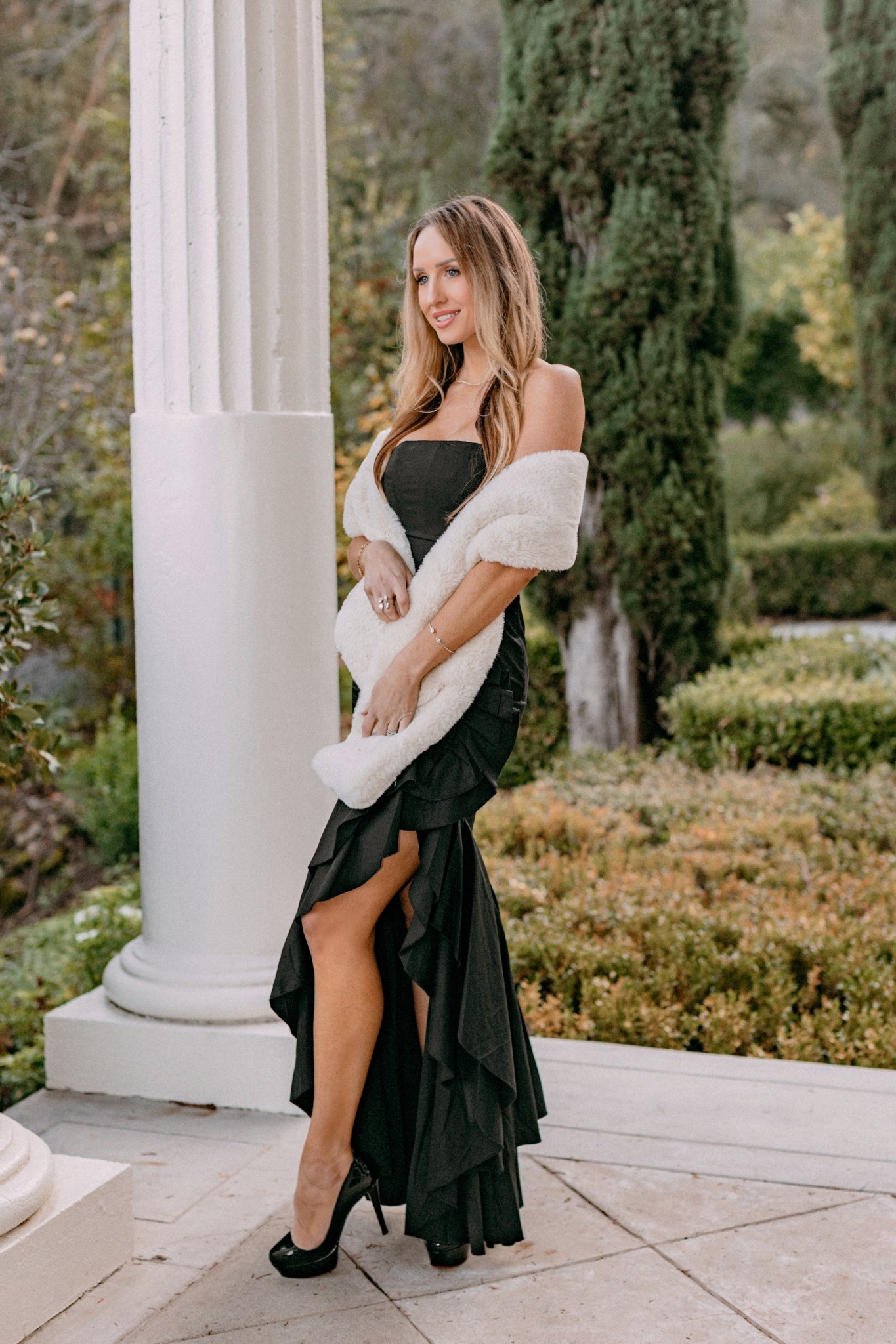 Black evening dress, cocktail dress, fancy dress, long black dress, family photos

#LTKValentine