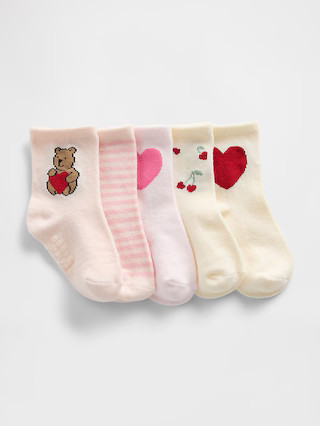 Baby Crew Socks (5-Pack) | Gap (US)