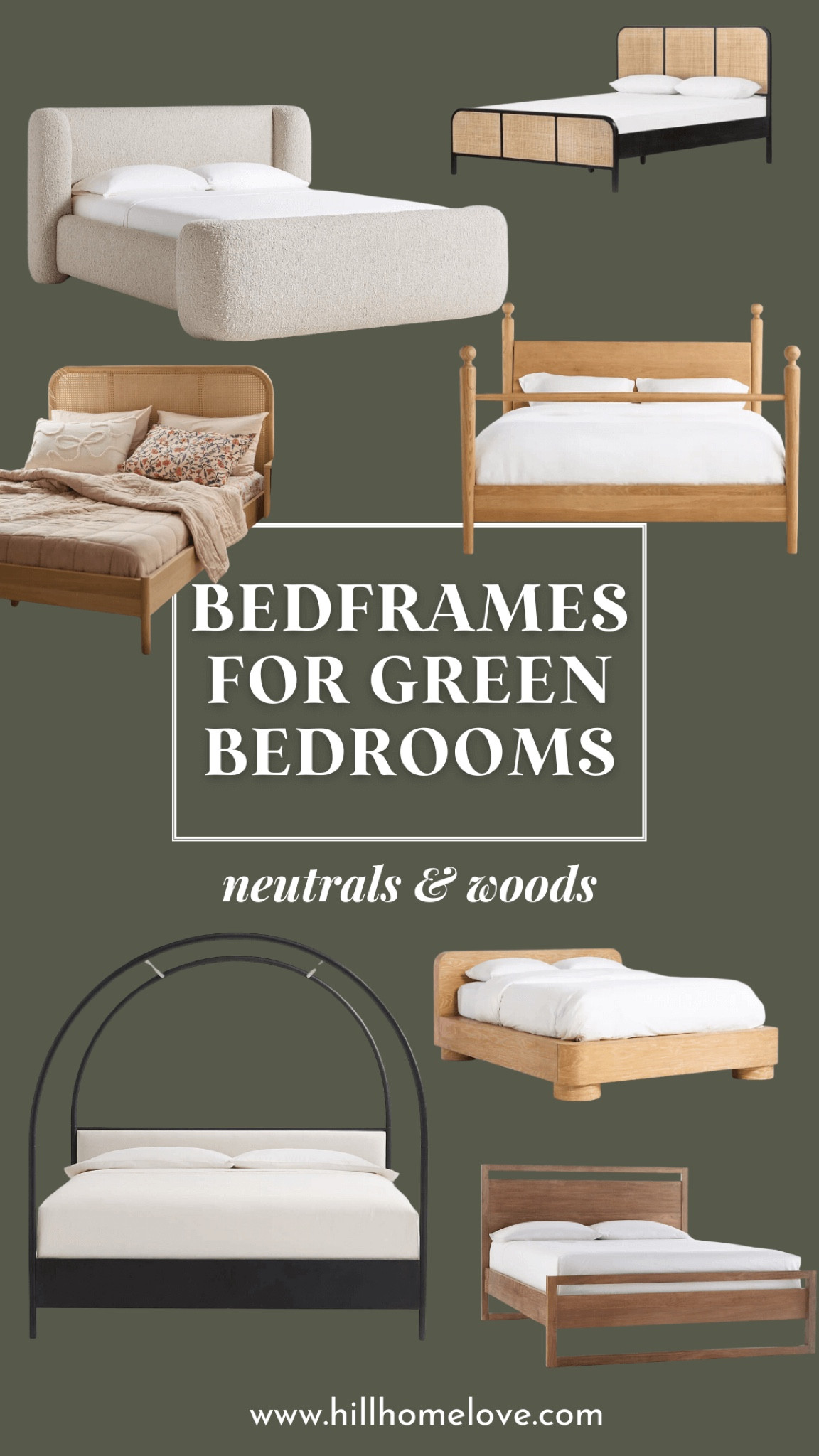 Green bedroom makeover design ideas for a bedframe 

#LTKHome