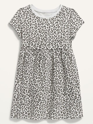 Fit & Flare Short-Sleeve Jersey Dress for Toddler Girls | Old Navy (US)
