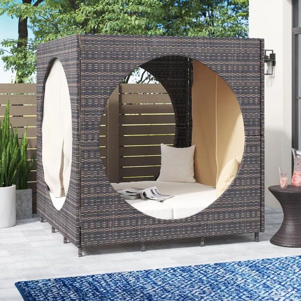 Chessani Cube Patio Daybed with Cushions | Wayfair North America