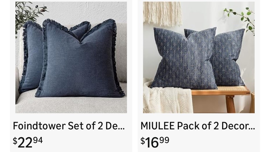 Navy pillow covers. Perfect pillowcases for living roomm

#LTKmomlife #LTKSaleAlert #LTKHome