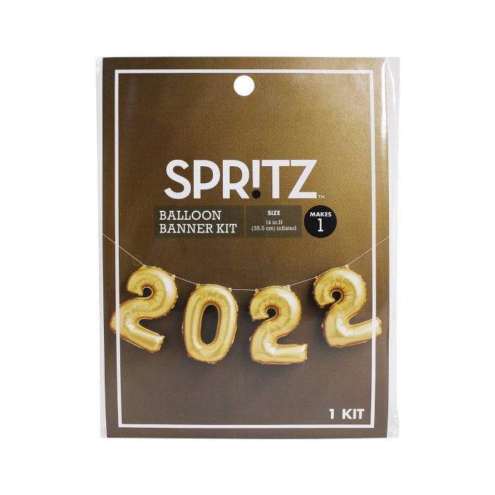 2022 New Year Mylar Balloon - Spritz&#8482; | Target