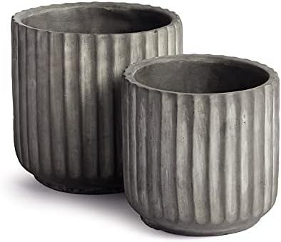 Napa Garden Collection-Chandler Pots ( Set of 2 ,Dark Gray) | Amazon (US)