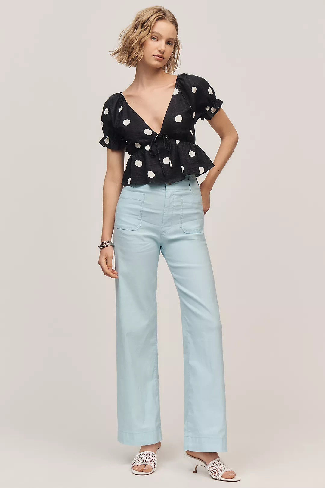 The Colette Full-Length Wide-Leg Pants by Maeve | Anthropologie (US)