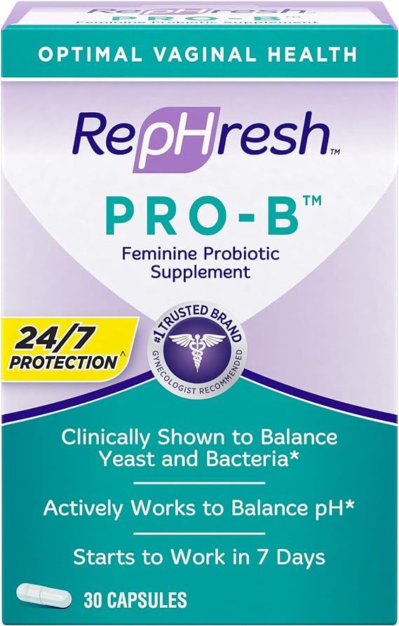 RepHresh Pro-B Probiotic Feminine Supplement Capsules, 30 Count | Amazon (US)