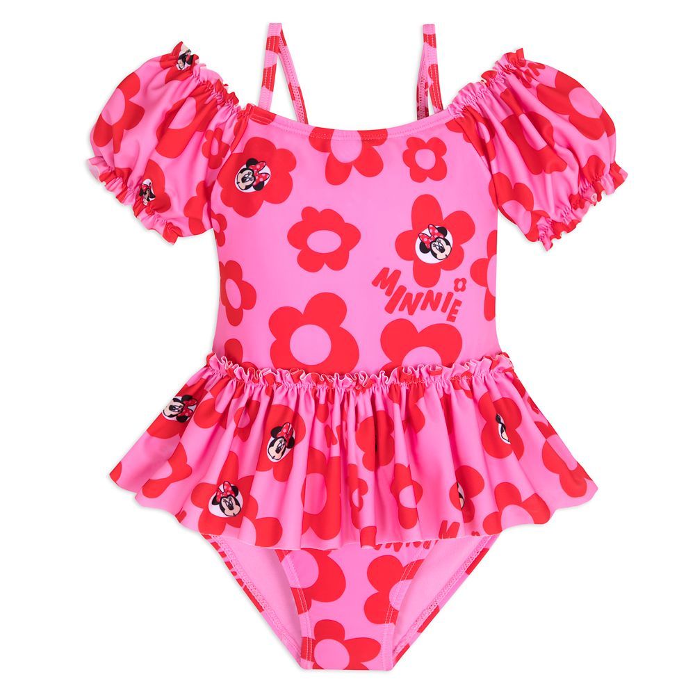 Minnie Mouse Swimsuit for Girls – Pink | Disney Store