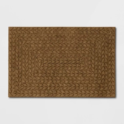 2'x3' Absorbing Embossed Rope Doormat Beige - Room Essentials™ | Target