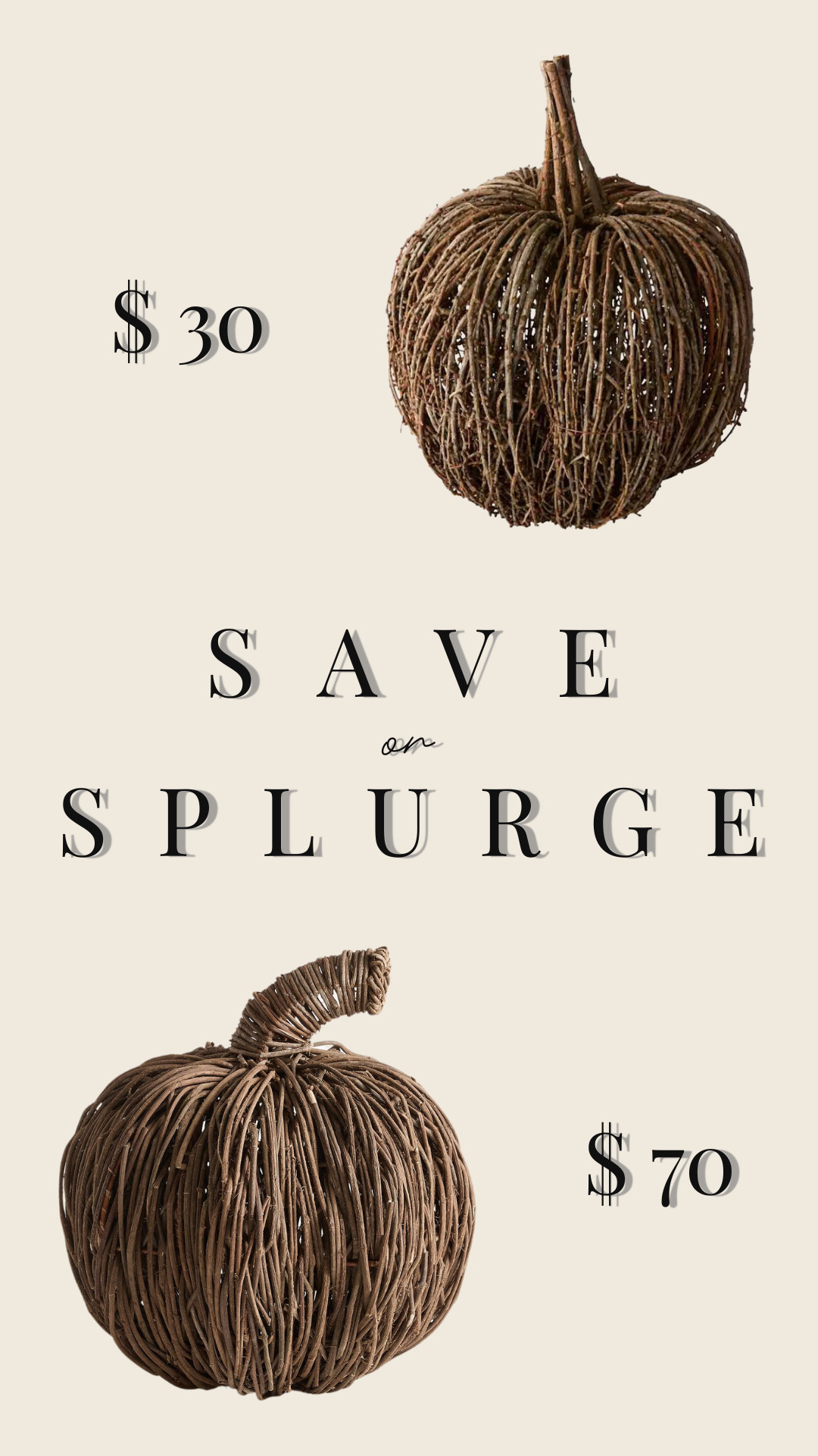 Save or Splurge on these woven pumpkins! The perfect fall decor!

home decor, interior design #AtHome #PotteryBarn 

 #LTKHome #LTKSaleAlert