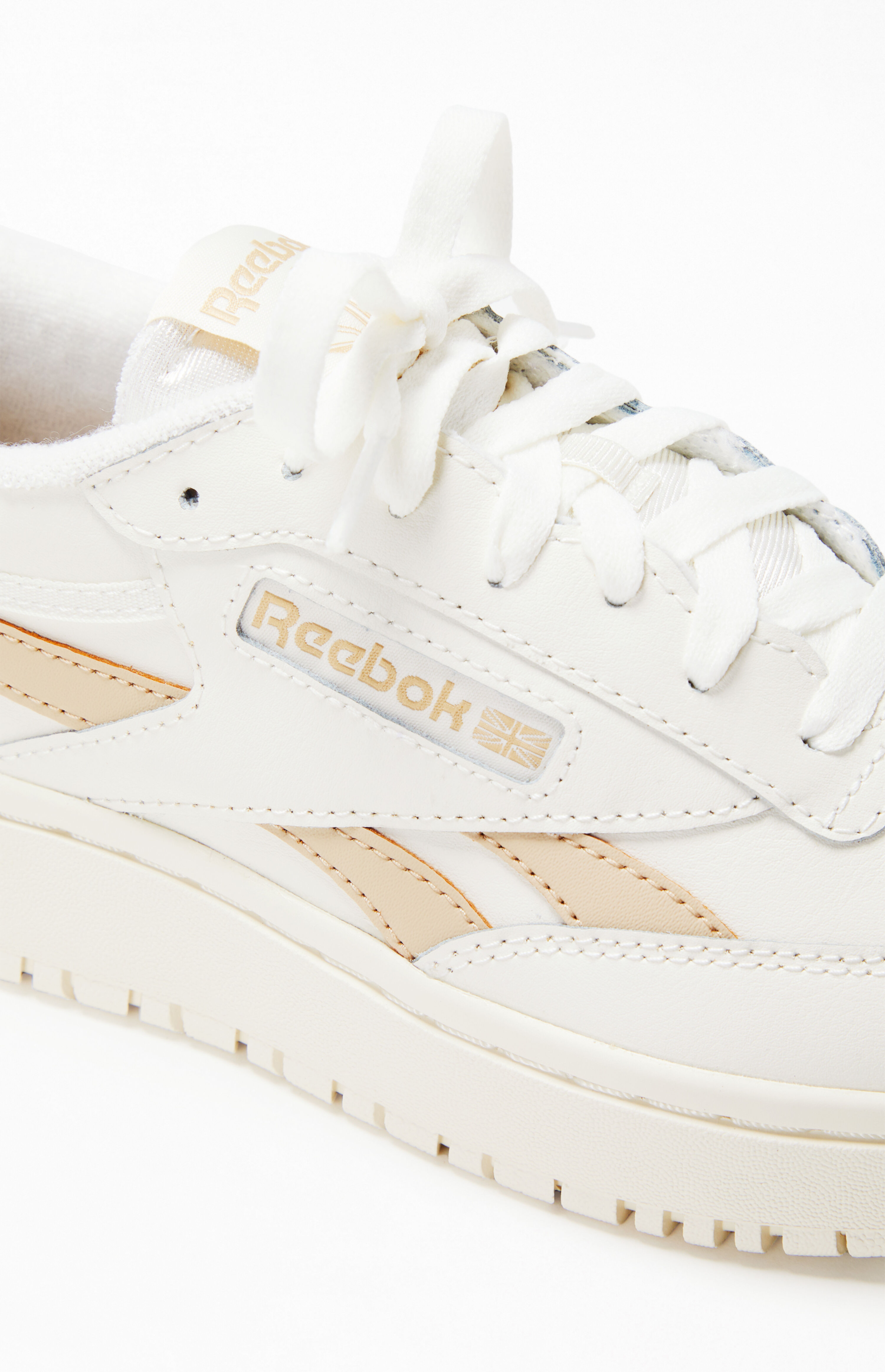 Reebok Women's Beige Club C Double Revenge Sneakers | PacSun