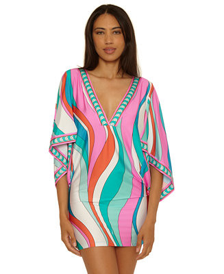 Trina TurkWomen's Pull-On V-Neck Tunic Swim Dress | Macy's