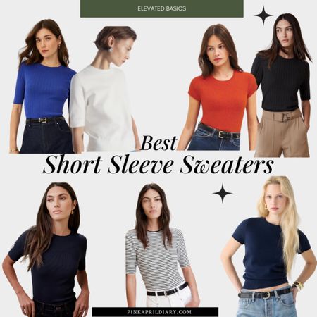 Best Short Sleeve Sweaters for Daily wear! 

ELEVATED BASICS | SHORT SLEEVE SWEATERS

#LTKstyletip #LTKSeasonal