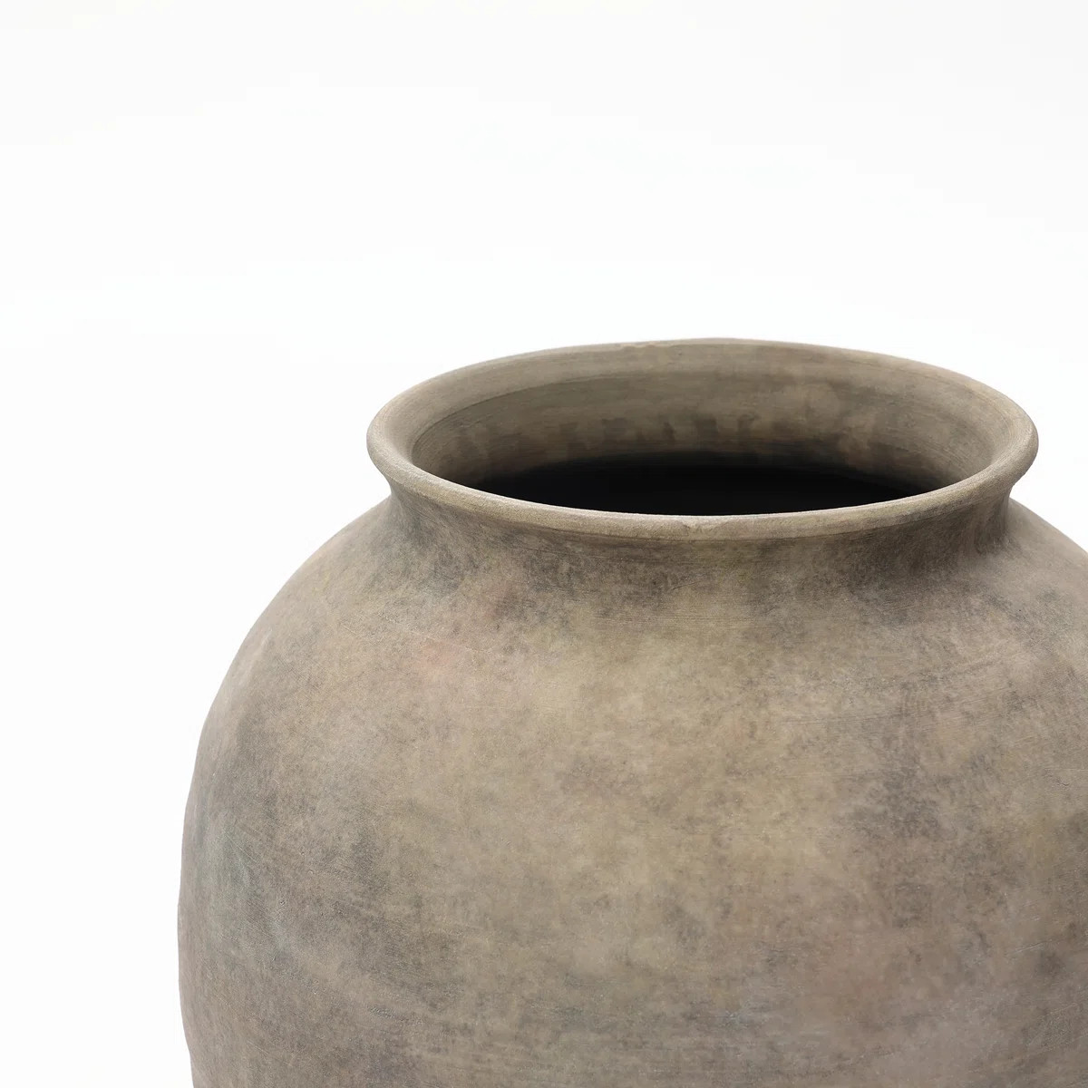 Rustic Ceramic Vase, Terracotta Pot Home Decor with Earthy Gray-Brown Finish, Multi Shape & Size ... | Wayfair North America