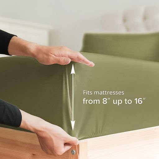 Twin Size Sheet Set - Breathable & Cooling Sheets - Hotel Luxury Bed Sheets - Extra Soft - Deep P... | Amazon (US)