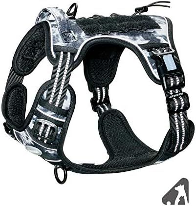 Auroth Tactical Dog Harness for Small Medium Large Dogs No Pull Adjustable Pet Harness Reflective... | Amazon (US)